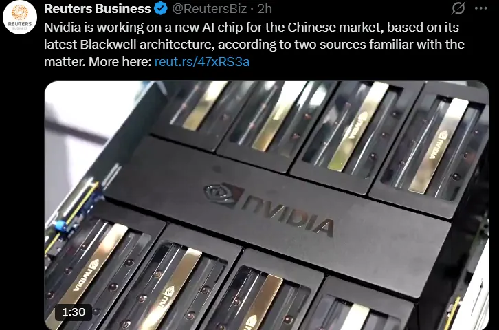 Nvidia 90% AI chip market