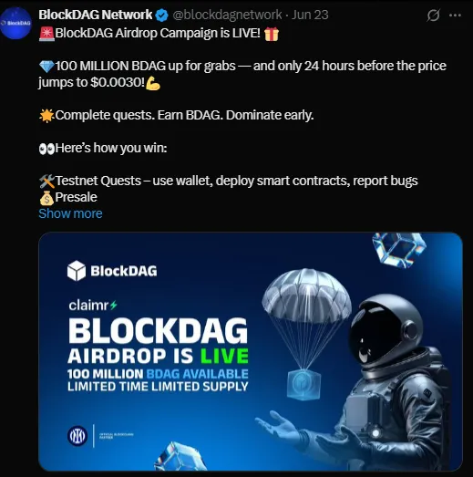 BlockDAG Airdrop
