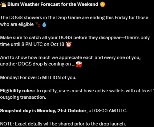 DOGS Drop Coming on Monday