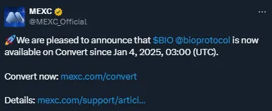 MEXC Convert