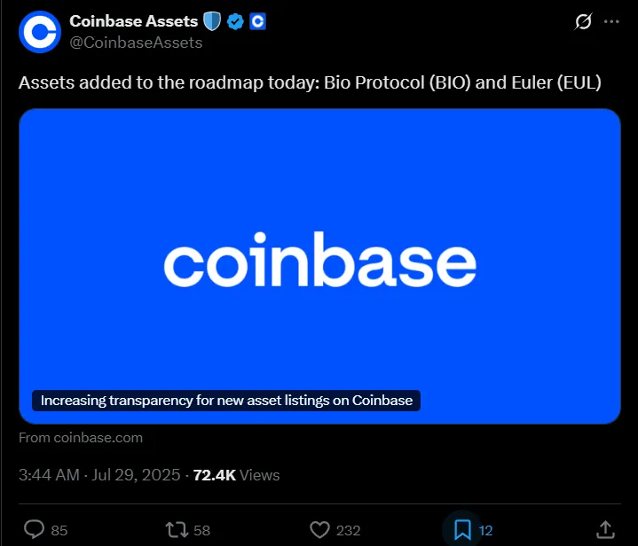 Coinbase Roadmap
