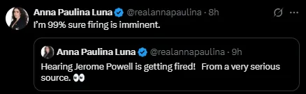 Jerome Powell is getting fired