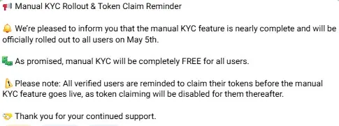 Rats Kingdom KYC update