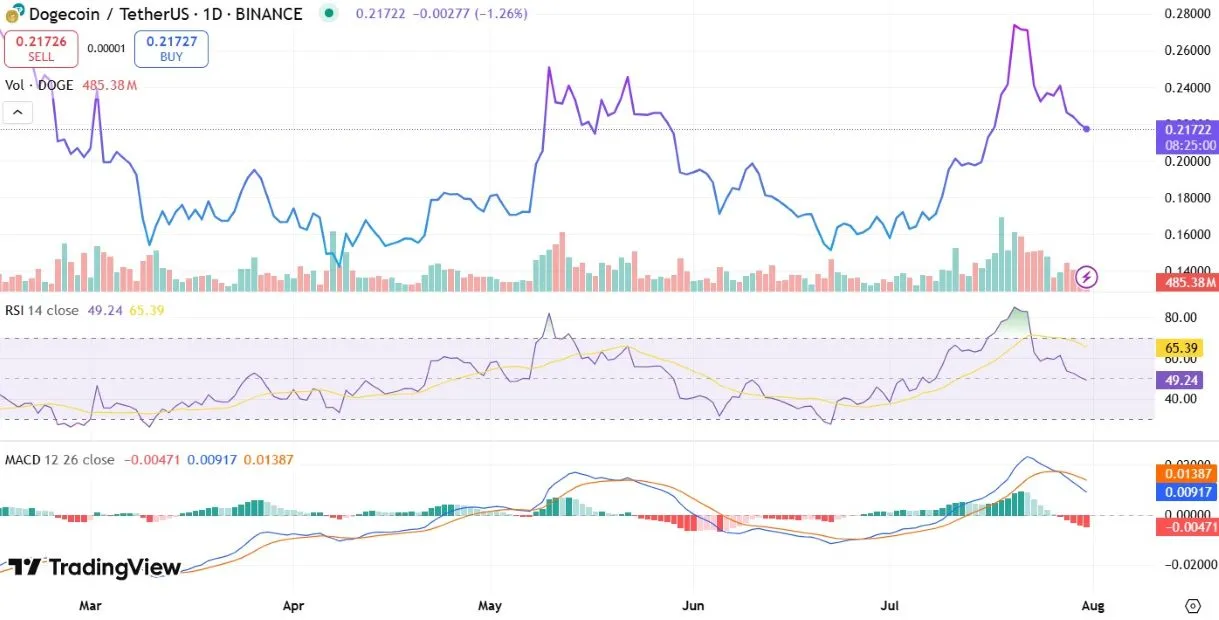 Dogecoin Price Analysis