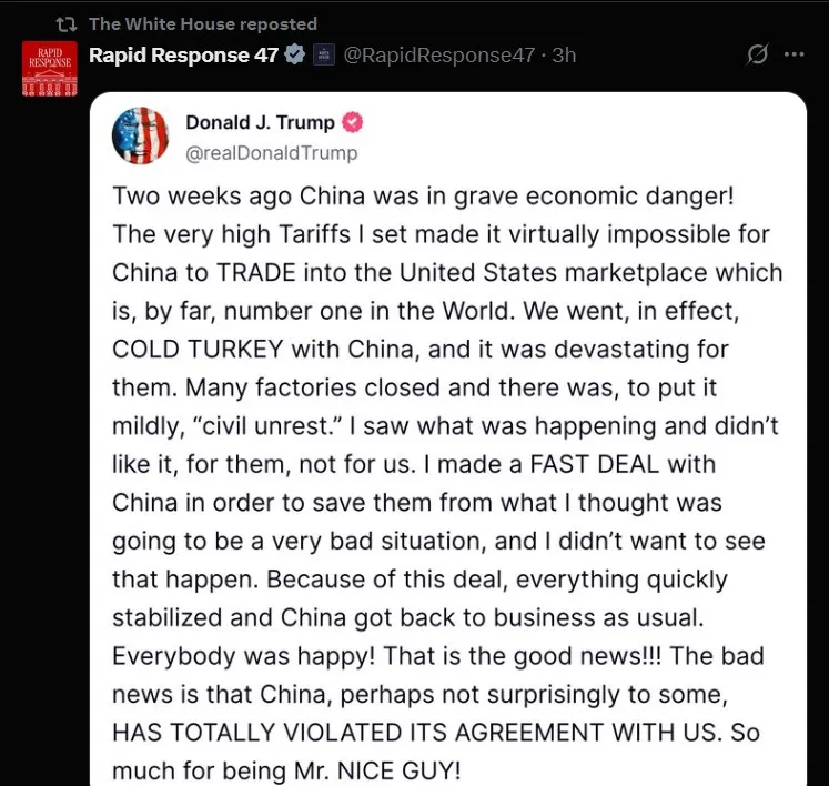 Trump Tariff China War