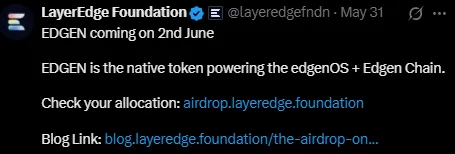 LayerEdge listing date and time LayerEdge listing date and time