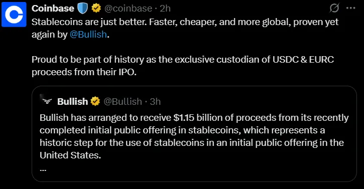 Coinbase IPO custodian