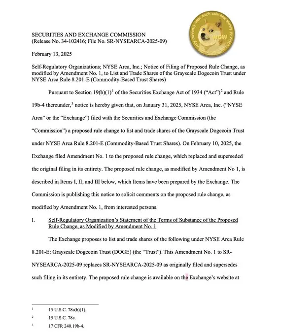 Grayscale’s 19b-4 filing