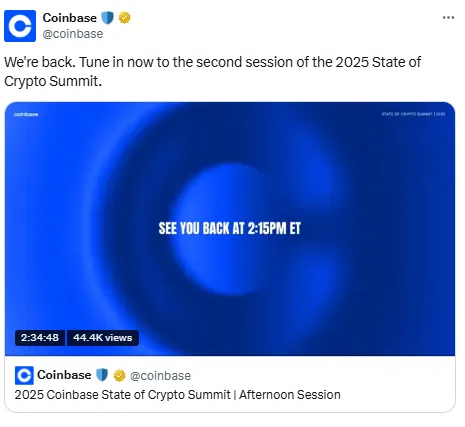 Coinbase Twitter Handle