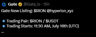 Hyperion listing date Hyperion listing date