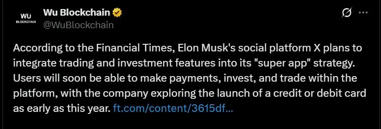 Elon Musk X Money Launch