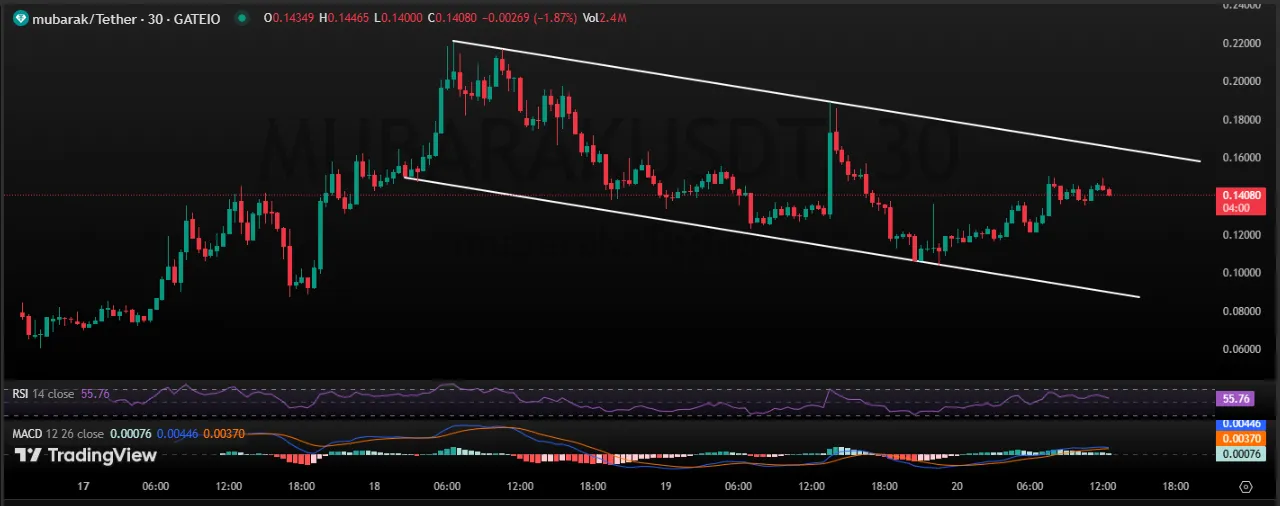 MUBARAK 1-day Chart MUBARAK 1-day Chart