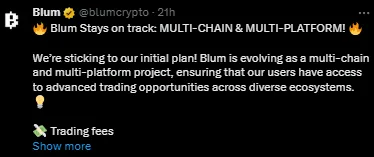 Blum Latest Update