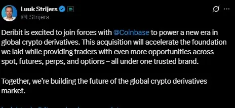 Deribit CEO Luuk Strijers