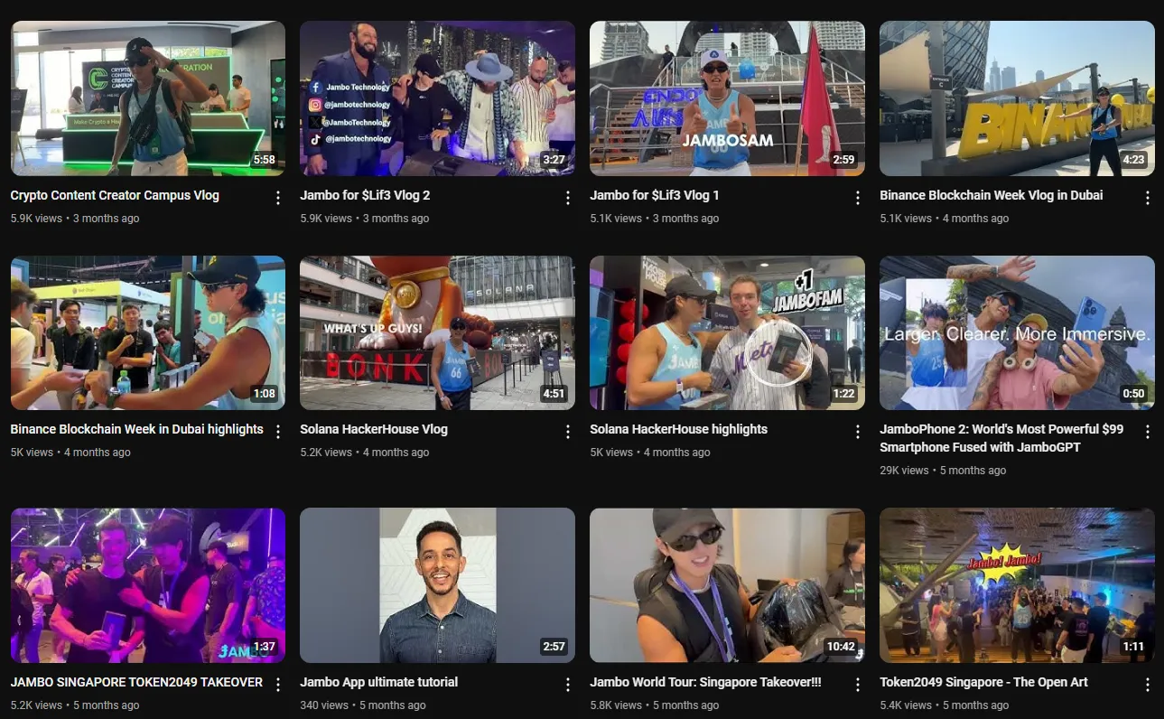 Youtube, Jambo Technologies channel. 