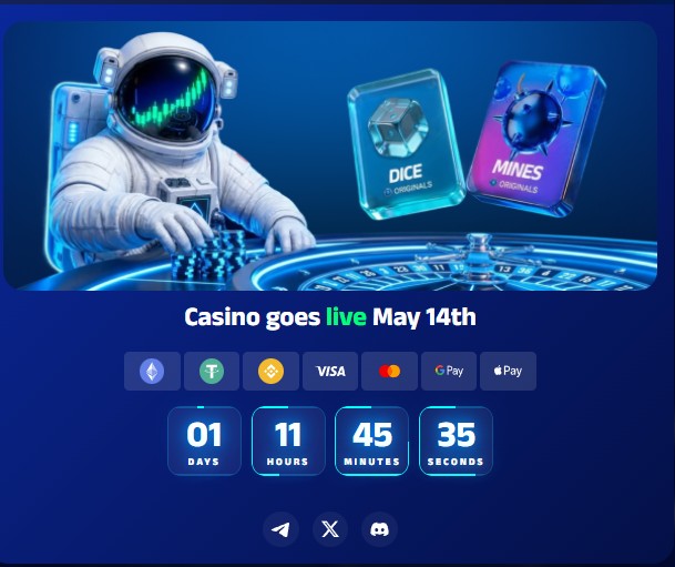 BDAG Casino Launch Tomorrow 14 May