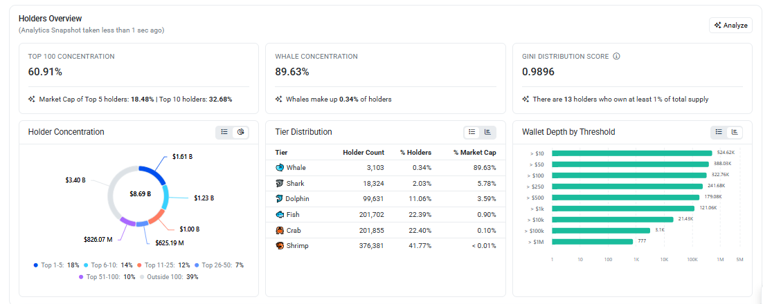 Chainlink Holder Data
