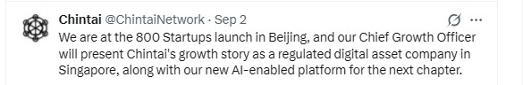 AI-enabled platform in an X post AI-enabled platform in an X post