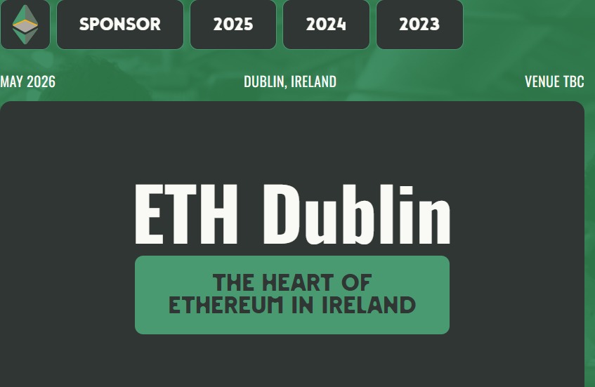 ETH Dublin 2026 Website