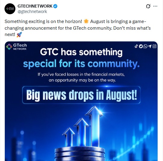 GTech Network listing date August teaser