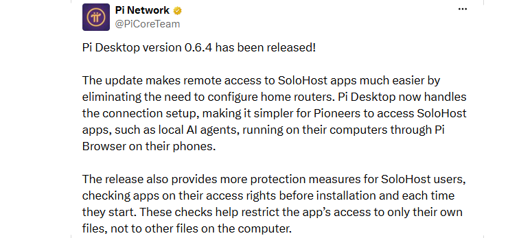Pi Desktop 0.6.4 Launch Pi Desktop 0.6.4 Launch