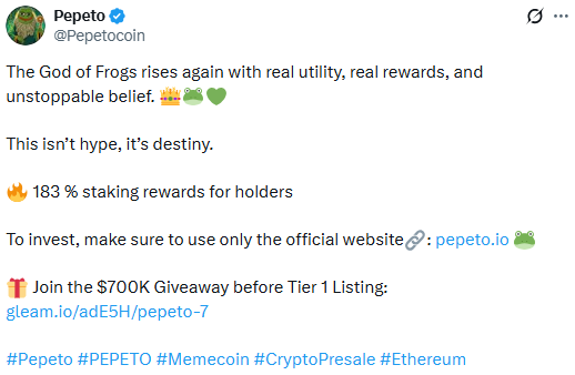 Pepeto launch date update and presale close timeline
