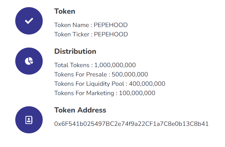 pepehood tokenomics pepehood tokenomics