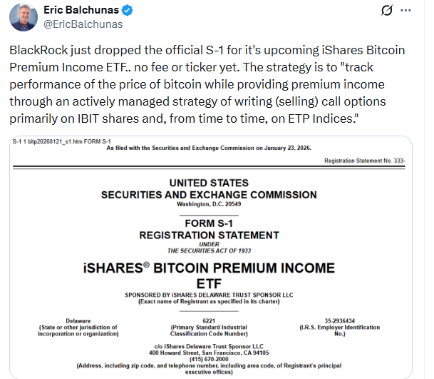 BlackRock Files S-1 for iShares Bitcoin Income ETF Launch: A New Era for Crypto Yield