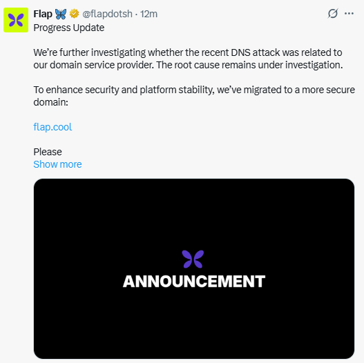 flapdotsh announcement flapdotsh announcement