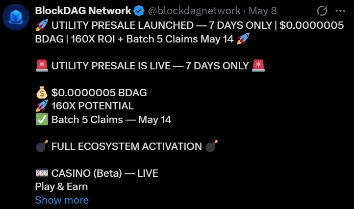 BlockDAG Presale update