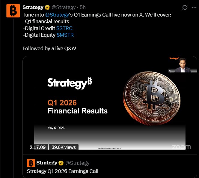 Michael Saylor Strategy Report Q1, 2026