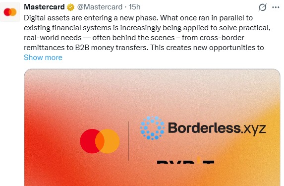 Mastercard Launches Crypto Partner Program with 85+ Firms