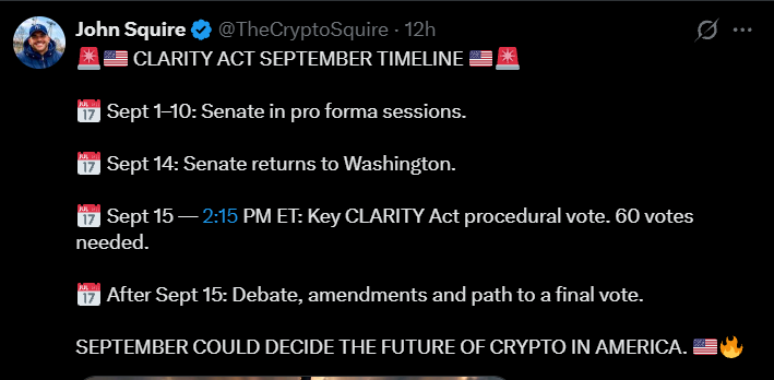 CLARITy Act September Update CLARITy Act September Update