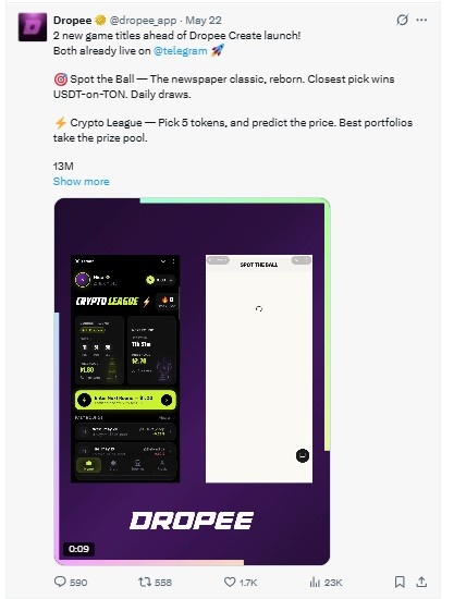 Dropee Launch 2 New Games