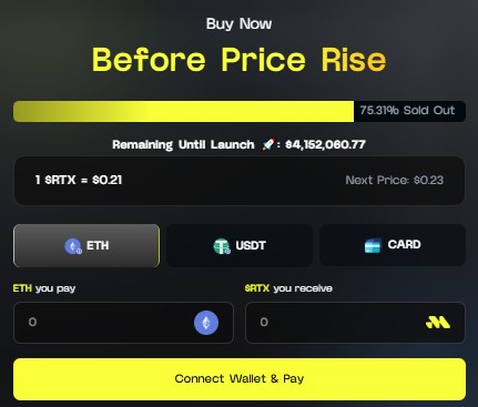 Official Remittix presale dashboard Official Remittix presale dashboard