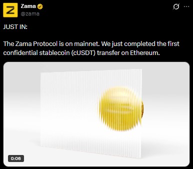 Zama Mainnet Launch Zama Mainnet Launch