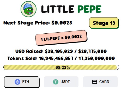 Little Pepe Presale date