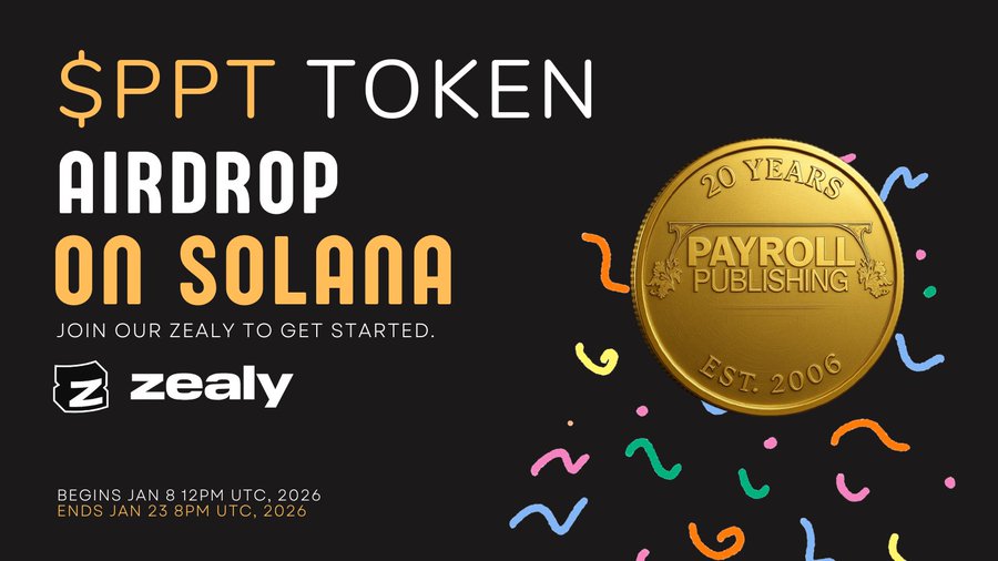 Payroll Publishing Token ($PPT) Airdrop Overview