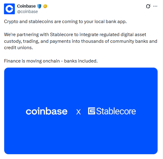 coinbase stablecore partnership coinbase stablecore partnership