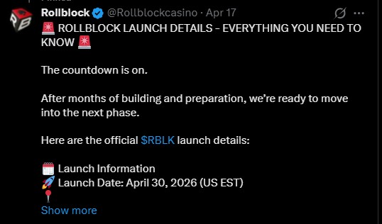 Rollblock launch date update