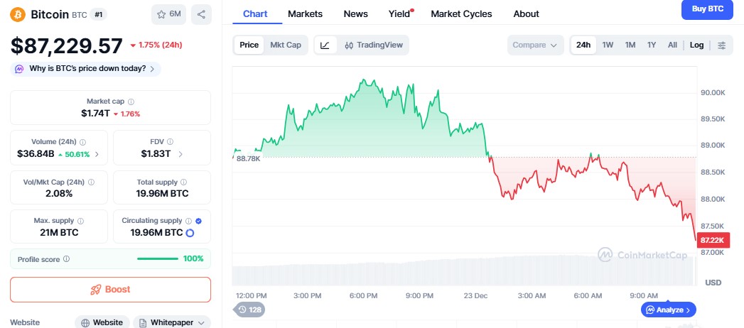 BTC Price Crash BTC Price Crash
