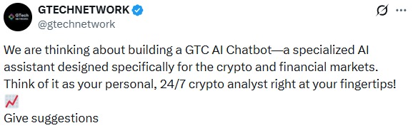 GTC AI Chatbot Could Add