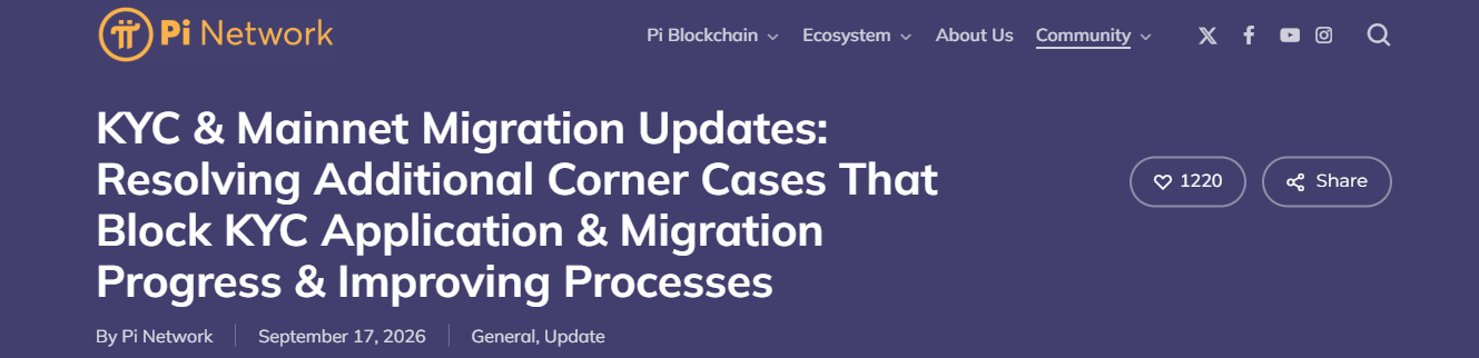 Pi Network KYC and Mainnet Update Pi Network KYC and Mainnet Update