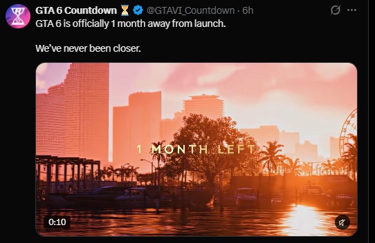 the game is officially one month away the game is officially one month away