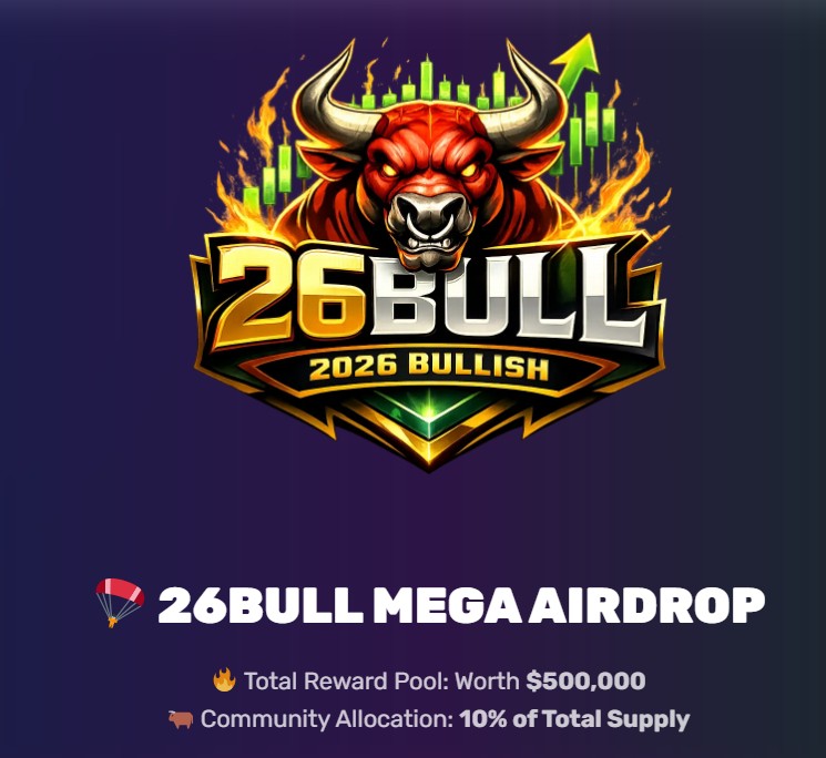 26Bull Airdrop — One of the Best Airdrops Free in 2026