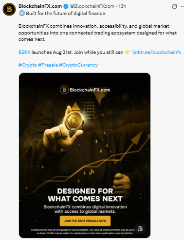 BlockchainFX combines innovation, accessibility, and global market