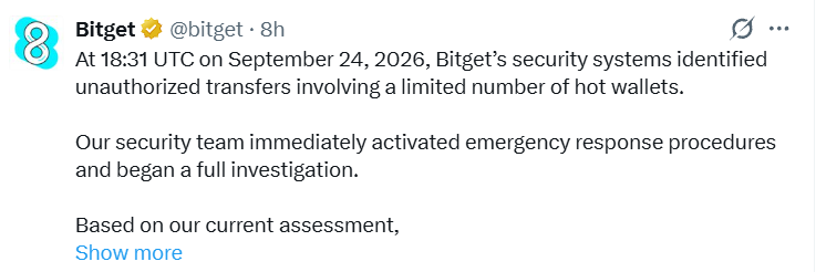 Bitget exploit news today Bitget exploit news today