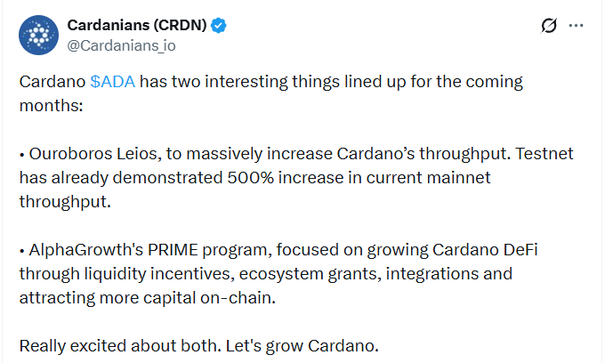 Cardano Upgrade news Cardano Upgrade news