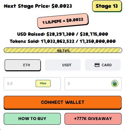Little Pepe Presale Data