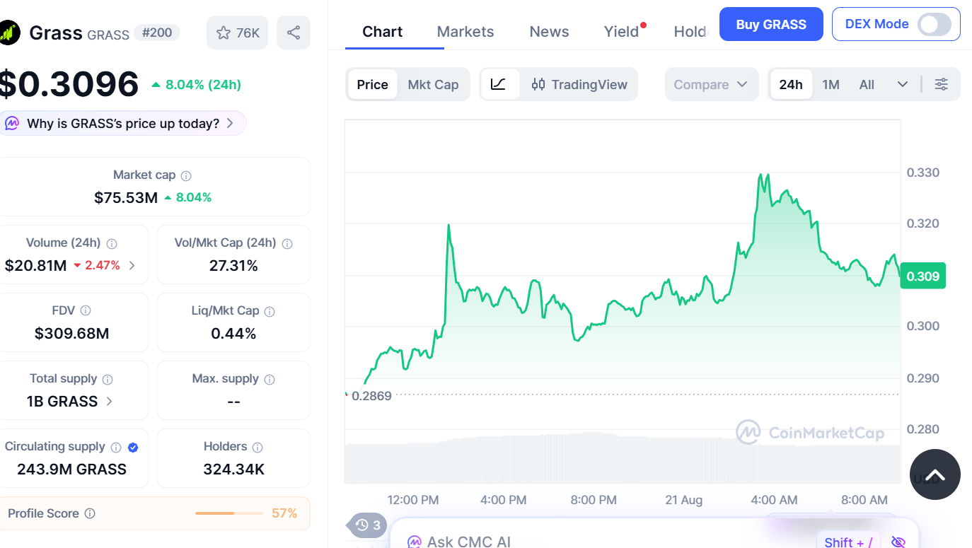 grass ai crypto token